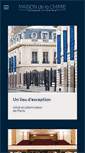 Mobile Screenshot of congres.maisondelachimie.com